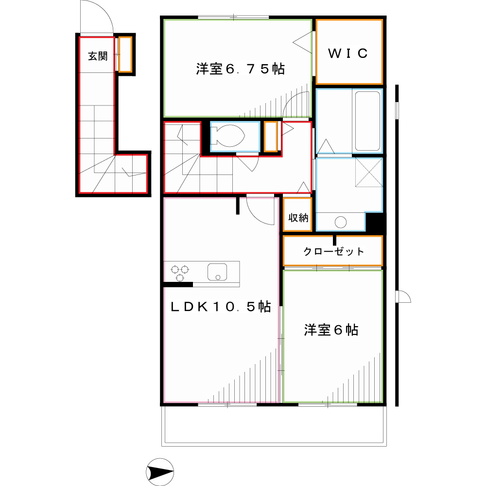 ルシード井の頭 間取り