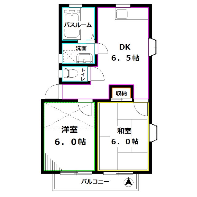 ヴィラ雅 間取り