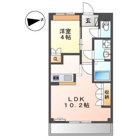 プラウディア天神 間取り