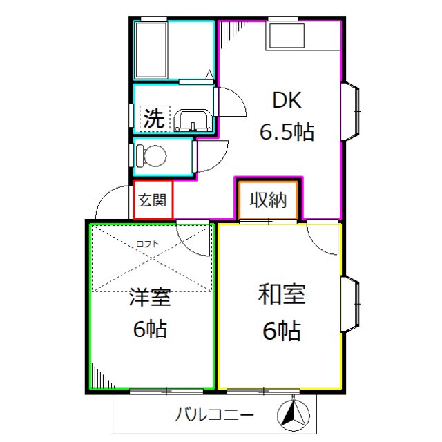 ヴィラ雅 間取り