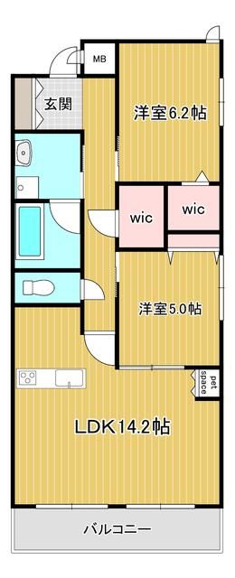 ザ・カリフォルニアレジデンス 間取り