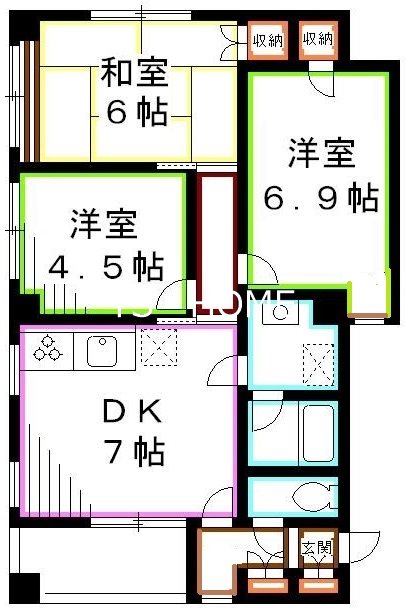三鷹新川プラザ　　 間取り