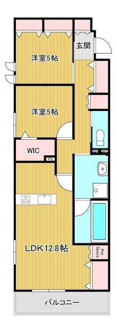 ザ・カリフォルニアレジデンス 間取り