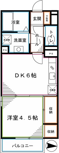 サンライズ花澤台Ｌ  間取り