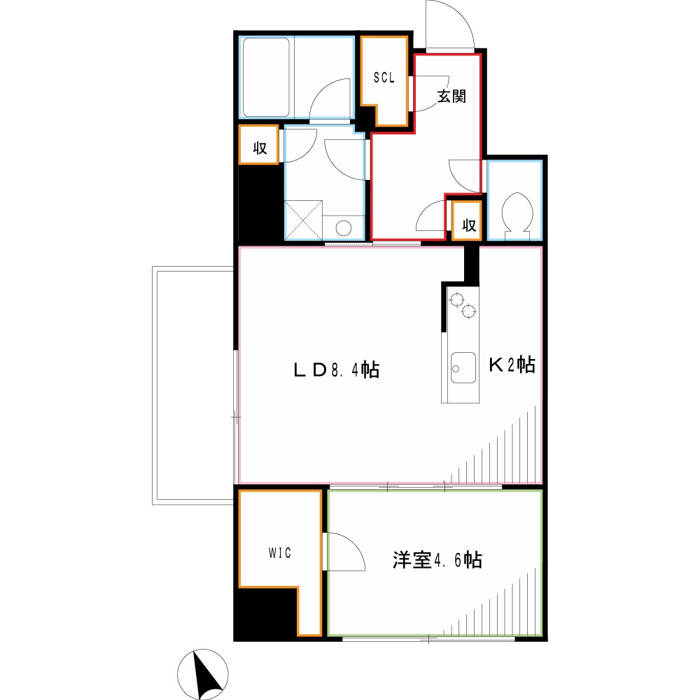 グロリアス西荻窪 間取り