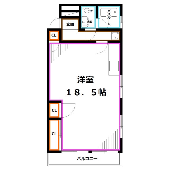 ユーキサンハイツ  間取り