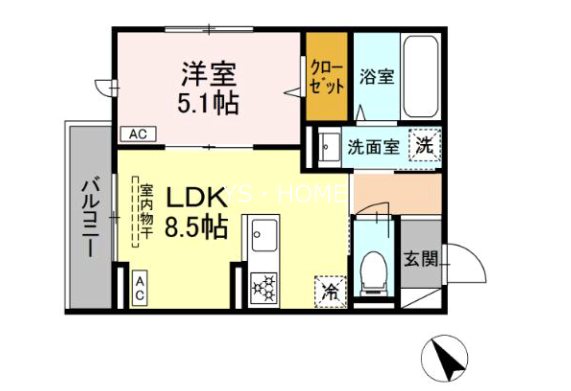 Maison Cocoru 間取り