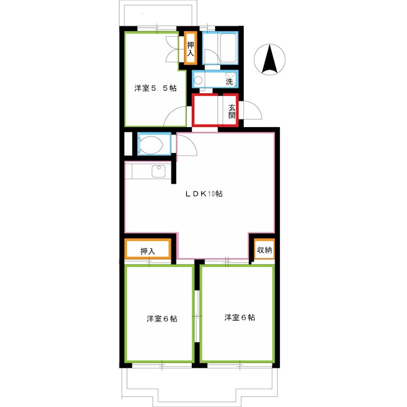 ジェネシス三鷹 間取り