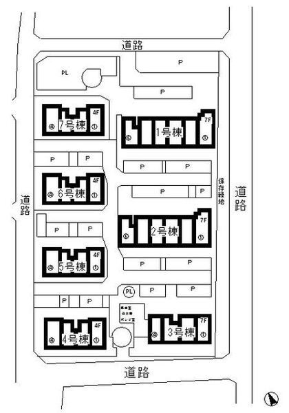 コーポレート小金井梶野通り６号棟 間取り