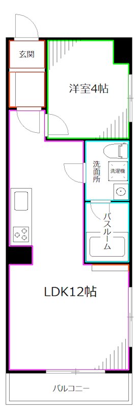 パレス上井草  間取り