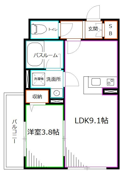 プロスタイルウェルス下井草 間取り
