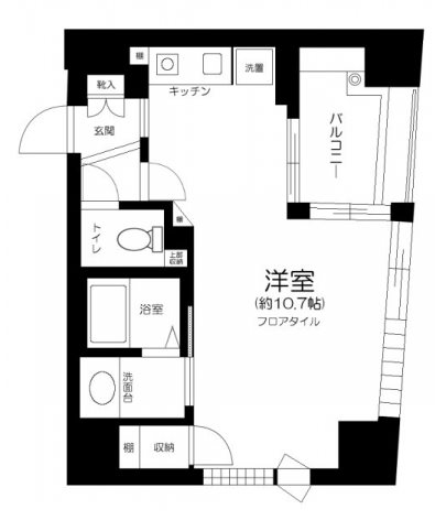 アクシルコート東中野 間取り