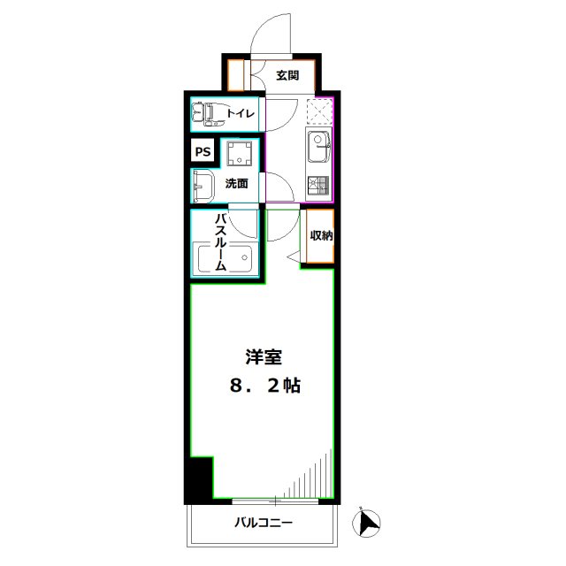 メインステージ西荻窪駅前ソレイユ 間取り