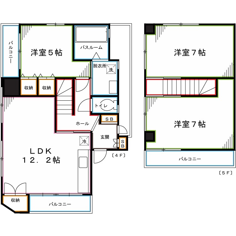 ソワニエ 間取り