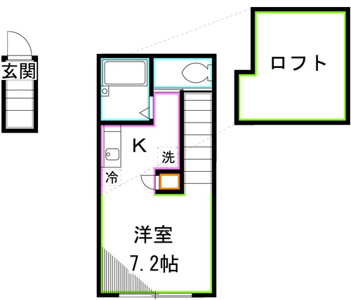 ソレイユ西国分寺 間取り