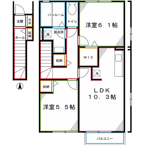 セジュールプレリー 間取り