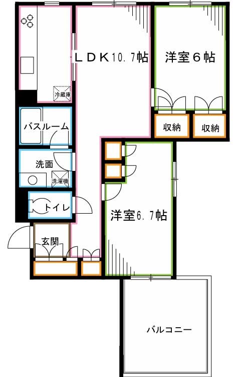 ソフィアコート南荻窪  間取り
