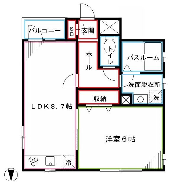 ライフ・コート武蔵関 間取り