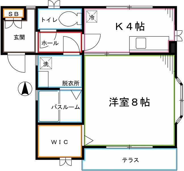 フローラル萩Ⅱ 間取り