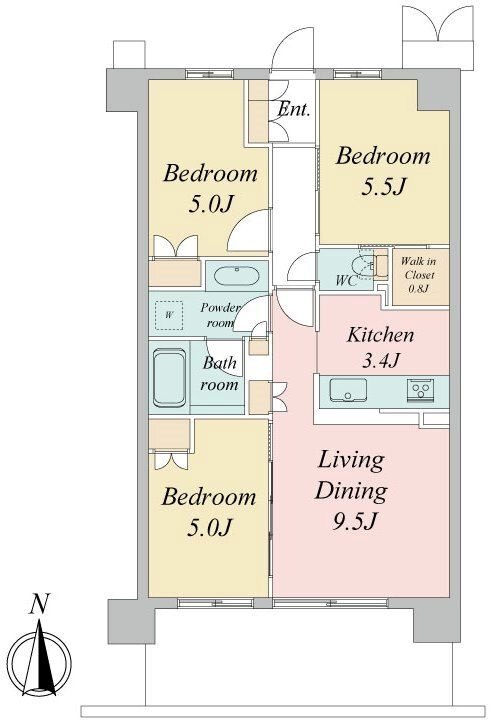 トラープランド蒼麗館 間取り