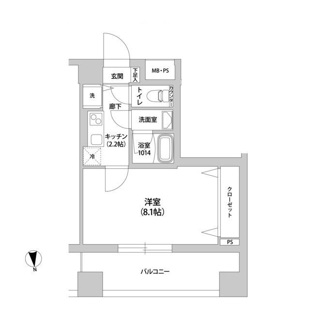 スカイレジデンス中落合 間取り