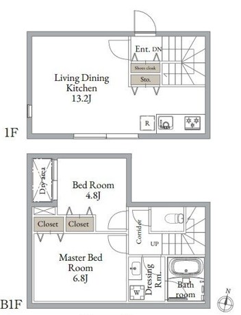 LiveFlat東高円寺Ⅱ 間取り