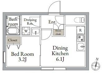 LiveFlat東高円寺Ⅱ 間取り