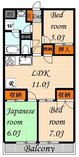 クレール武蔵野 間取り