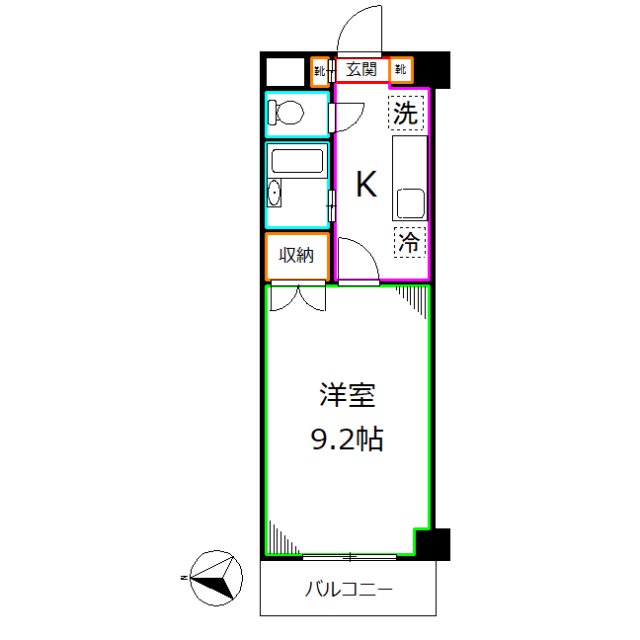 シティホーム鷹の台#3 間取り