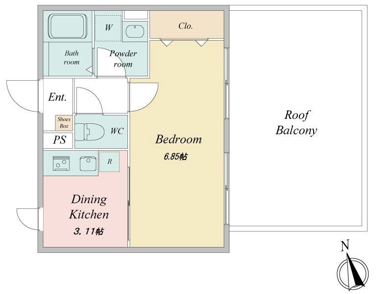LiveFlat国分寺 間取り
