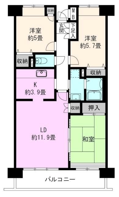 シーリン東伏見 間取り
