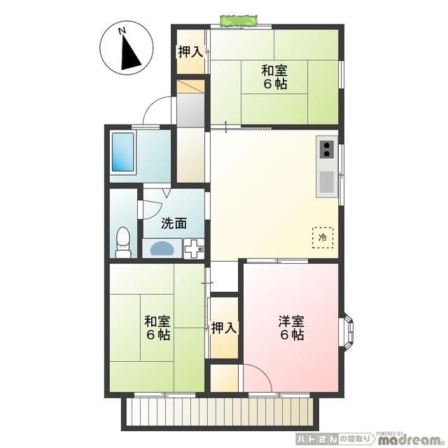 ドエル国立 間取り