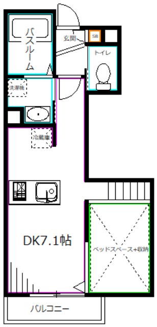 My style vintage荻窪 間取り
