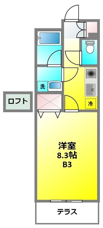 ハイツけやき七番館 間取り