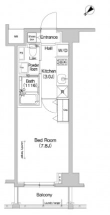 プラウドフラット東中野 間取り