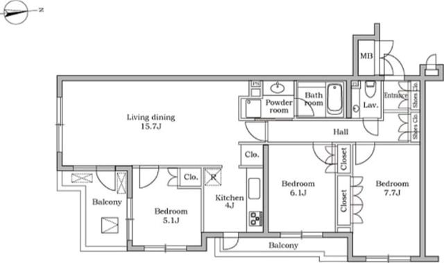 レジディア目白御留山 間取り