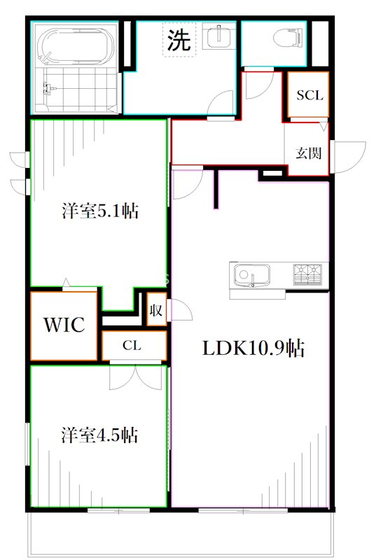 Graceful Residence 間取り