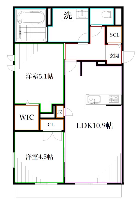 Graceful Residence 間取り