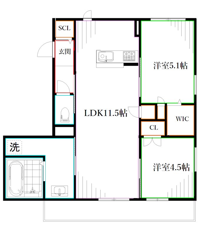 Graceful Residence 間取り