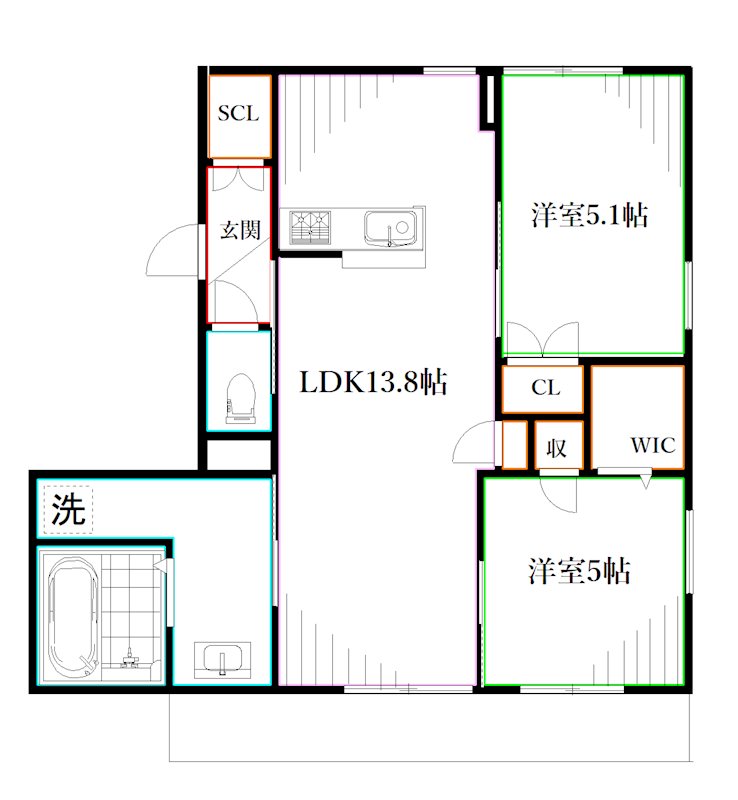 Graceful Residence 間取り