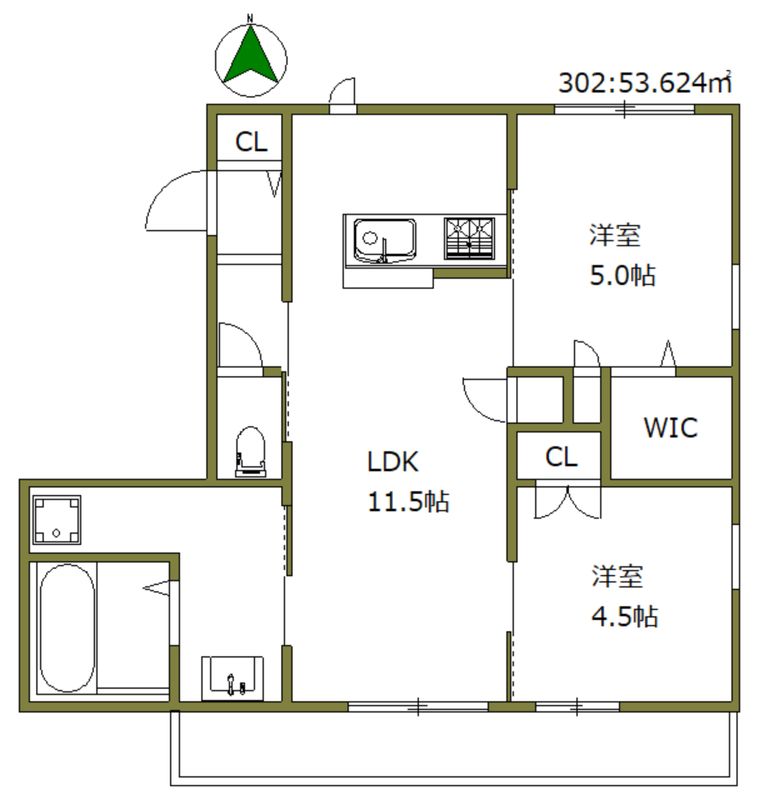 Graceful Residence 間取り