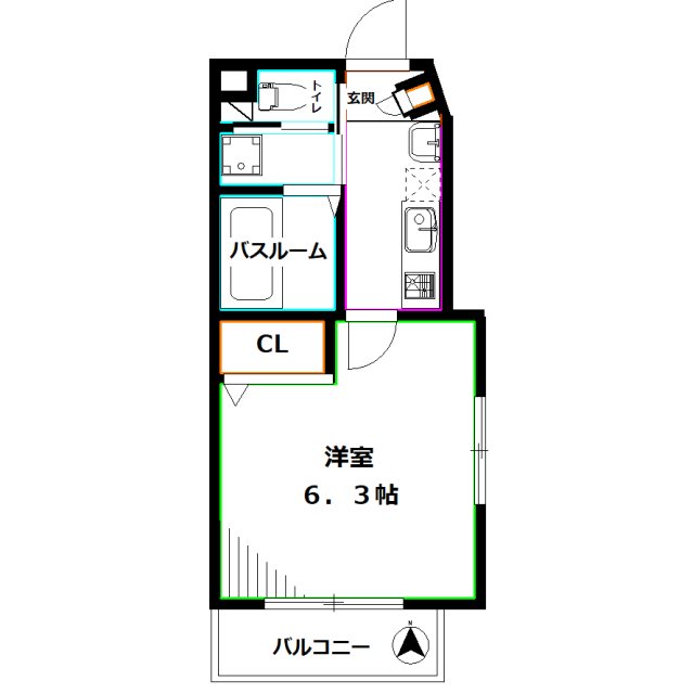 レジデンス関町北 間取り