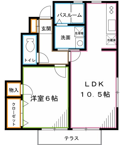 アビタシオンＳ・Ｃ 間取り