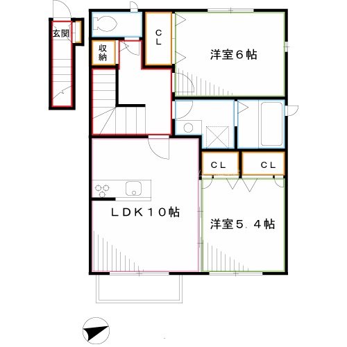 やまふく・吉祥寺 間取り