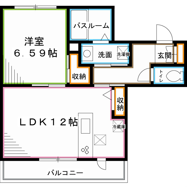 パインクレストハウスⅡ  間取り