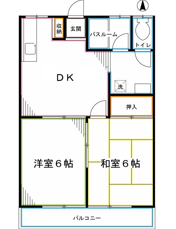 ハイムS.T.Y  間取り
