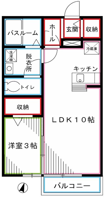 プランドール・レーブⅡ 間取り