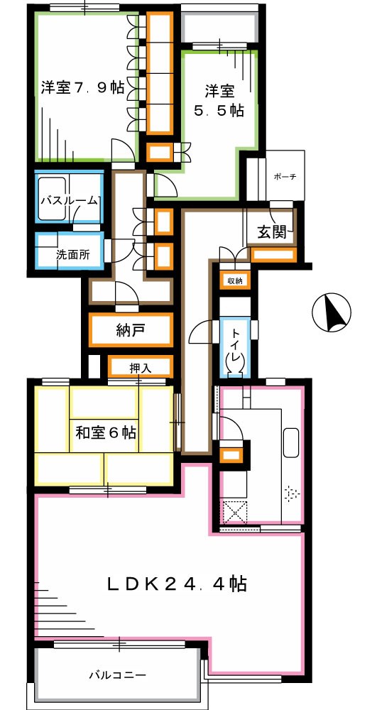 Ｕガーデン杉並  間取り