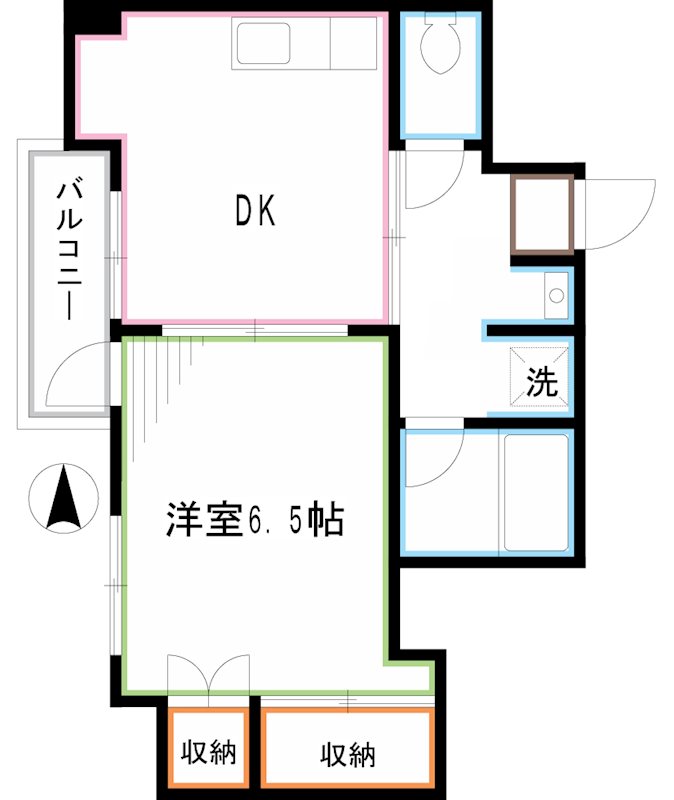 ニュー富士見マンション 間取り