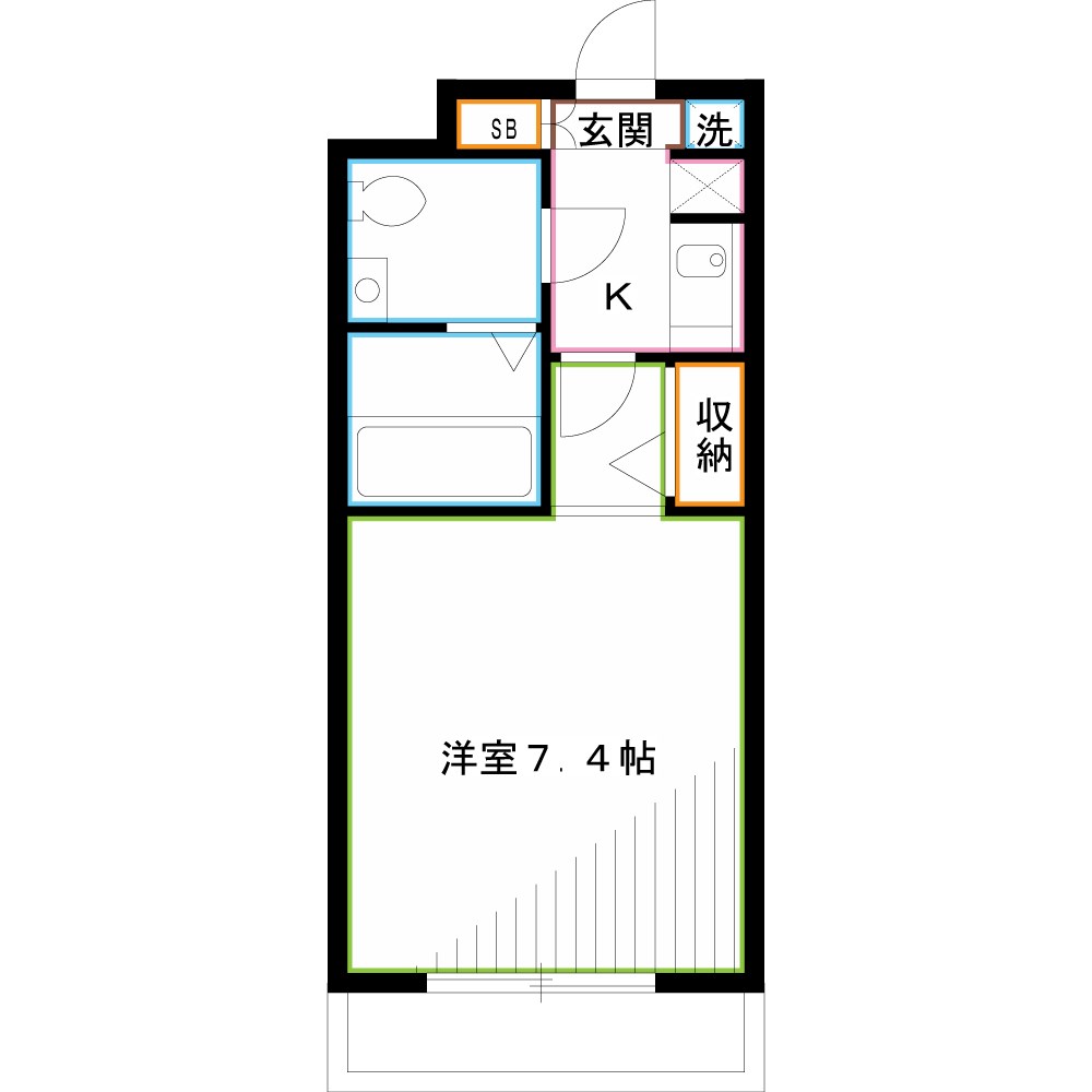 プレール・ドゥーク　三鷹　　 間取り